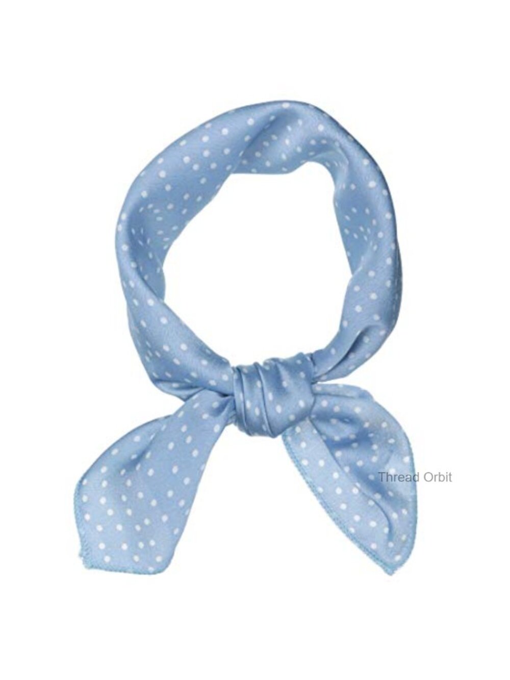 Vintage Polka Dots Square Scarf Neck Scarves Polyester Retro 50s Style